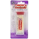 The Doctor's BrushPicks Toothpicks, picks, 120 Count (Pack of 6)