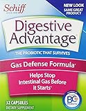 Digestive Advantage Probiotics -Gas Defense Formula Probiotic Capsules-Helps prevent symptoms of lactose intolerance-Survives 100x better than yogurt and leading probiotic-96 capsules (32 Capsules in Pack of 3)