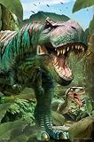 (19x27) T Rex 3-D Lenticular Poster Print