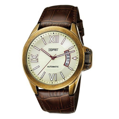 Esprit Herrenarmbanduhr Wega Brown 4418700