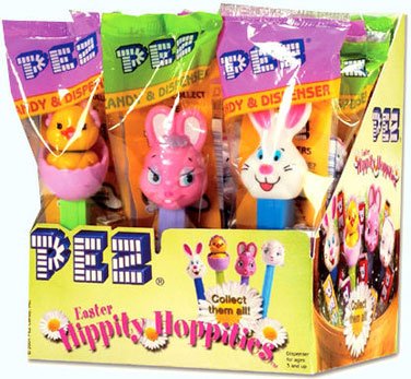 Pez Dispensers - Easter Assortment, 12 count display box