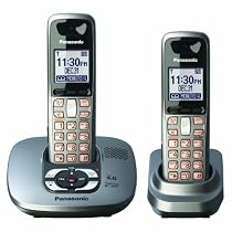 Panasonic Dect 6.0 Dark Grey Cordless Phone with Answering Machine (KX-TG6432M)