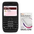 Black Silicone Skin Soft Case + LCD Screen Protector for Nokia E63