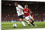 Canvas Prints of Rafael van der Vaart evades Tom Cleverley from Tottenham Hotspur