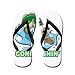 Artsmith, Inc. Kid's Flip Flops (Sandals) Gone Fishin Fisherman - Medium