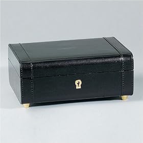 Ragar British Petite Jewelry Box in Genuine Leather RC801