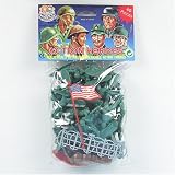 HINGFAT 40 piece Plastic Army Men American GI Soldier Figures Play Set 56mm