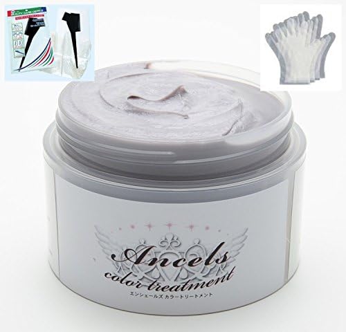 [All 26 colors] clip joint color butter Platinum Silver (with six 4-piece set + vinyl gloves dyed hair)