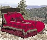 Wooded River Wooded Bear 5 Twin Bedspread Coverlet