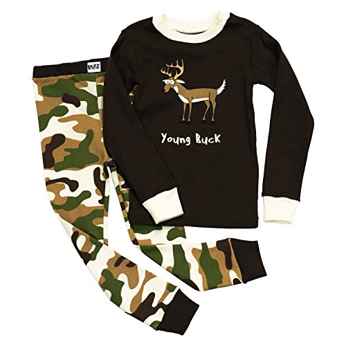 Lazy One Young Buck Cotton Pajamas for Little Boys'
