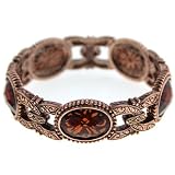 Honey Temptation Oval Links Stretch Bracelet