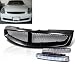 Eautolight Infiniti G35 2 Door Front Mesh Grill Grille + LED Bumper Fog Light