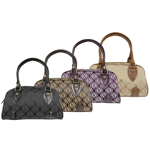 XOXO Monica Jacquard Double Handle Handbag