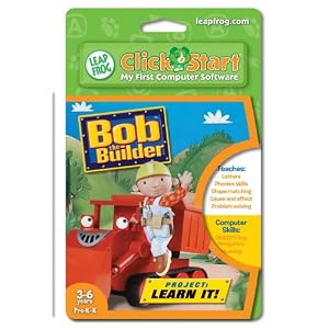 Leapfrog Clickstart Educational Software:Bob The Builder, Project Learn It by LeapFrog