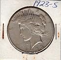 1923-S Silver Peace Dollar
