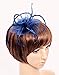 Fascinator Hat with Headband for Women Lady Navy Blue