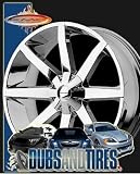 22 Inch 22x9.5 KMC wheels SLIDE Chrome wheels rims