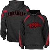 Arkansas Razorbacks Charcoal Varsity Hoody Sweatshirt