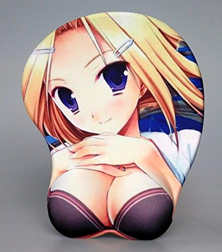 Syarin Japan Anime Girl Soft Big Breast Cosplay Japanese Animation 3D Mouse Pad (style-1)