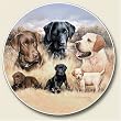 Labradors, When Rascals Become Legends Auto Coaster, Single Coaster for Your Car