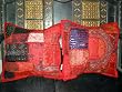 2 Stunning Orange Black Patch-work Pillow Cushion Covers From India Free Shipping