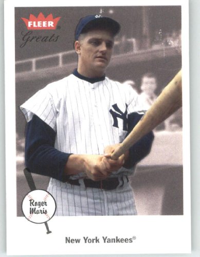 2002 Fleer Greats of the Game #38 Roger Maris - New York Yankees (Baseball Cards)