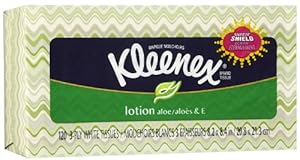 Kleenex Facial Tissues with Lotion, 120 ct
