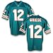 REEBOK ONFIELD Reebok Miami Dolphins Bob Griese Retired Jersey, Aqua