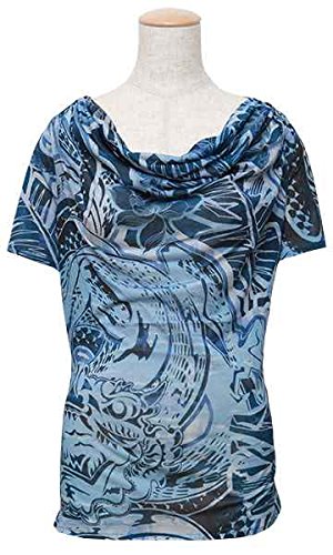 Emilio Pucci エミリオ・プッチ T-SHIRT レディースカットソー ブルー 32RM85 [並行輸入品]