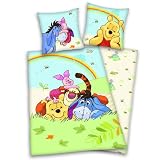 Herding 442365050 Bettw&auml;sche Winnie the Pooh 80 x 80 + 135 x 200 cm; Linon