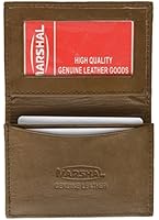 Alpine Swiss Classic Leather Business Card Wallet with ID Window ...