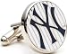 New York Yankees Pinstripe MLB Logo'd Executive Cufflinks w/Jewelry Box