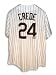 Joe Crede Autographed/Hand Signed Chicago White Sox Pinstripe Baseball Jersey