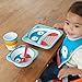 Skip Hop Zoo Melamine Plate and Bowl Set, Owl