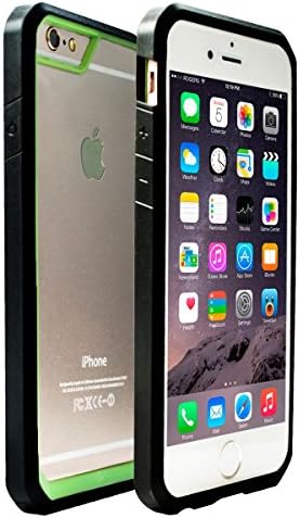 iPhone 6 / 6S 2016 New Design Slim Fit Heavy Duty Protection Cell Phone Case - Clear Back Panel , TPU Bumper Shock Absorbing Ultra Protective from AZ Case ( ColorSup Series )