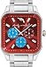 Andy Warhol Unisex The Fifteens Stainless Steel Red Dial Watch #ANDY142