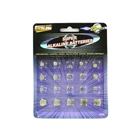 New-Alkaline button batteries - Case of 48 - EL245-48