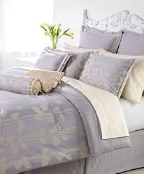 Martha Stewart Collection Floating Vines 9-Piece Comforter Set, Queen