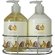 Coconut Banana Tropical Fruits Caddy with Anti Bacterial Soap and Lotion Coconut Banana Tropical Fruits Caddy with Anti Bacterial Soap and Lotion