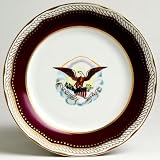 Smithsonian Reproduction Lincoln China Dessert Plate