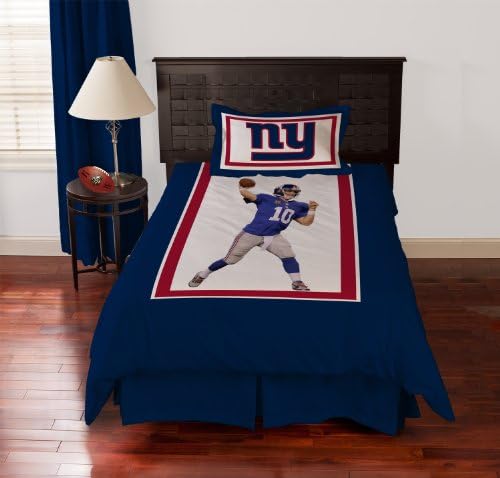 NFL Biggshots Bedding - New York Giants Eli Manning Comforter Set, Twin