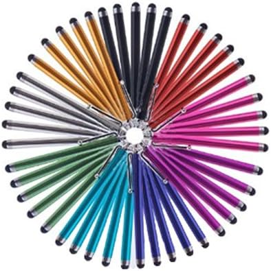 Einzige 45x Universal Capacitive Touch Screen Stylus - (Black *5, Red *5, Rose *5, Purple *5, Darkblue *5, Skyblue *5, Green *5, White *5, Brown *5) for LG Nexus 5 Nexus 4 Lumia 520 1520 720 920 625 Sony Xperia Z1 Xperia Z Apple iPhone 2G 3G 3GS iPhone 4 iPhone 4S iPhone 5 5S 5C iPad 2 3 4 iPad air iPad mini Samsung Galaxy S4 S3 S2 Note 2 Note 3 galaxy Fame galaxy S Duos S4 Mini S3 Mini i8190 i9190 i9500 i9300 Tab 2 P5100 P5110 Samsung Galaxy Tab P7500 P7510 Galaxy Tab P7501 P7511 Galaxy Tab P7100 P7300 P7310 P1000 P1010 P3100 P3110 Asus Transformer Book T100TA Lenovo A2107A A2109A Asus Transformer Eee Pad TF300 Acer Iconia B1 A510 A511 A700 HTC ONE M7 HTC One Mini HTC one Max Amazon Kindle Fire HDX Xperia SP LG Optimus L3 L5 L7 L9 L7 II L5 II E460 L3 II LG G2 Asus MeMO Pad 10 ME102A HP Slate 7 Acer Iconia A3-A10 Samsung Galaxy Note 10.1 2014 LG G Pad 8.3 Asus Fonepad 7 ME372CG Lenovo IdeaPad Yoga Tablet Acer Iconia B1-A71
