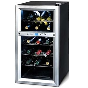 Kalorik Dual Zone 18 Bottle Wine Cooler WCL-20629
