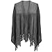 Luxury Divas Ultra Soft Knit Poncho Shawl