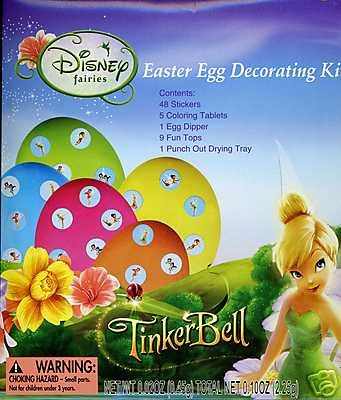 Disney Fairies Tinkerbell Easter Egg Decorating Kit