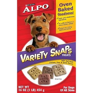 Alpo Variety Snaps Dog Treats, 16 oz (Pack of 6)