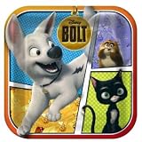 Disneys Bolt 9" Square Dinner Plates (8 count) Child