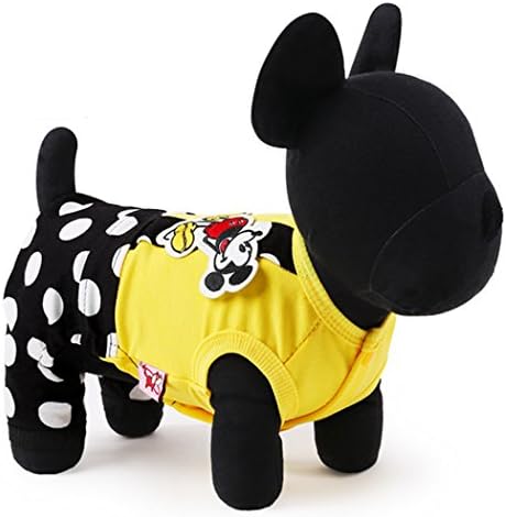 Outake Mickey/Minnie Pet Clothes Dog Shirt Puppy Apparel Dog Vest for Spring Summer