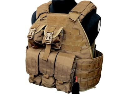 USMC SPC プレートキャリア ポーチセット コヨーテブラウン レプリカ