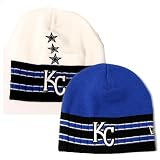 Kansas City Royals New Era Stripe Knit Beanie - Officially Licensed MLB Apparel